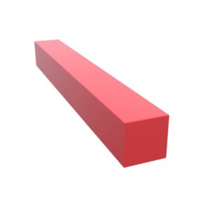 Ruby Square File 4" x 1/2"